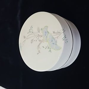 Royal Doulton Vintage 1985 Moonflower Bone China Trinket Box Dish